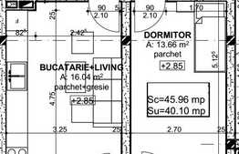 De vanzare 2 camere, 40.10 mp, zona usor accesibila! Finalizare Februarie!