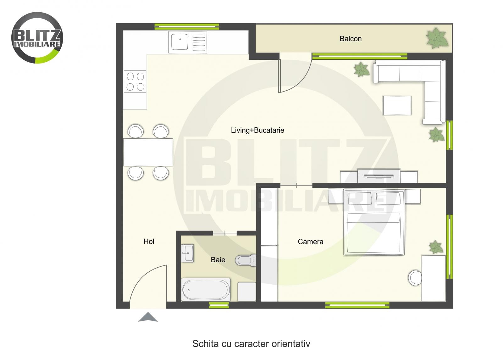 Apartament de vânzare 2 camere Grigorescu - 32230AV | BLITZ Cluj-Napoca | Poza1