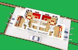 Duplex de vanzare 120 mp, teren 450 mp, front 15 ml, zona linistita