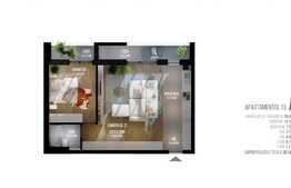 Apartament 2 camere, 57 mp, terasa, semifinisat, zona Piata Mihai Viteazu