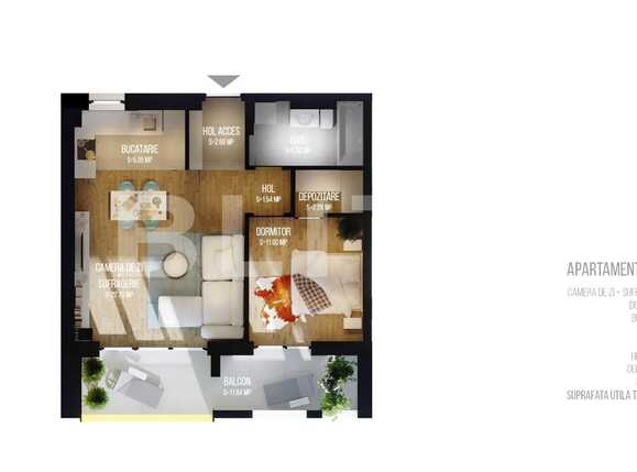 Apartament de vânzare 2 camere Central - 32304AV | BLITZ Cluj-Napoca | Poza1