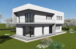 Casa individuala 142 mp utili, teren de 416 mp, front stradal 13 ml