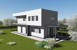 Casa individuala 142 mp utili, teren de 416 mp, front stradal 13 ml