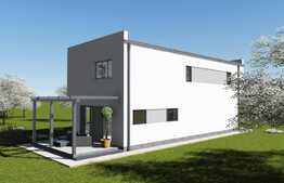 Casa individuala 142 mp utili, teren de 416 mp, front stradal 13 ml