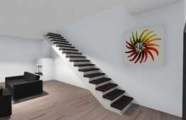 Casa individuala 142 mp utili, teren de 416 mp, front stradal 13 ml