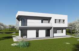 Casa individuala 142 mp utili, teren de 416 mp, front stradal 13 ml