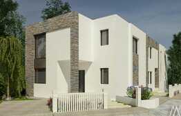 Duplex cu 4 camere, 150 mp utili, teren de 250 mp! Zona linistita!