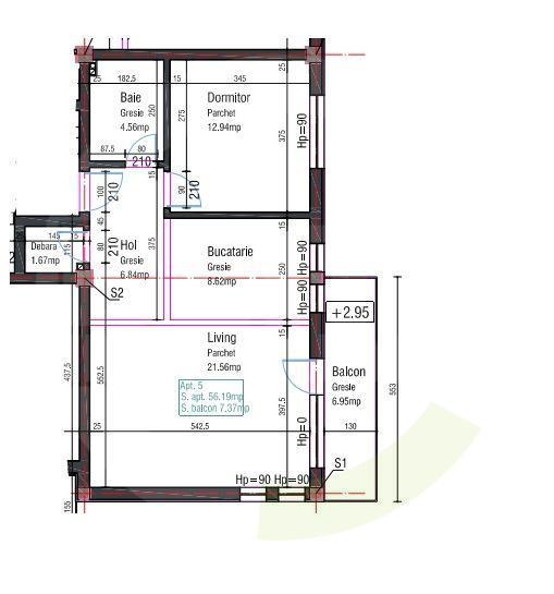 Apartament de vânzare 2 camere Borhanci - 32451AV | BLITZ Cluj-Napoca | Poza1