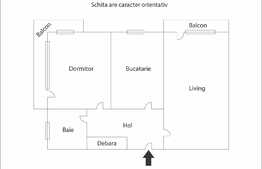 Apartament 2 camere, 56 mp, zona Calea Manastur