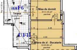 2 camere, 43.13 mp, semifinisat, terasa, zona Petrom, Baciu! Finalizare Decembrie 2018!