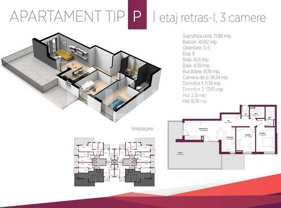 Apartament de vânzare 3 camere Bună Ziua - 32769AV | BLITZ Cluj-Napoca | Poza19