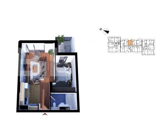 Apartament de vânzare 2 camere Gheorgheni - 32862AV | BLITZ Cluj-Napoca | Poza1