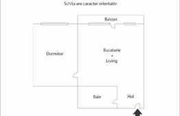 Apartament 2 camere, 55mp, zona Mega Image