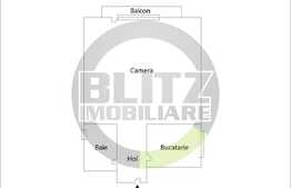 Garsoniera decomandata, 32 mp, imobil nou, zona Taietura Turcului