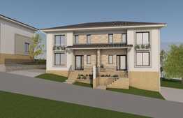 Casa cuplata de vanzare, 108 mp, teren 200 mp, zona de case, finalizare 2018!