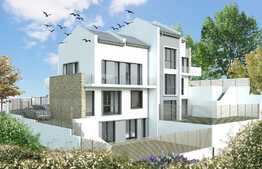 Casa cuplata, 156 mp utili, 235 mp teren, semifinisata, priveliste deosebita, expunere sudica!