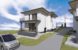 Casa individuala 120 mp, teren 670 mp, front 29 ml, expunere sudica, langa padure!