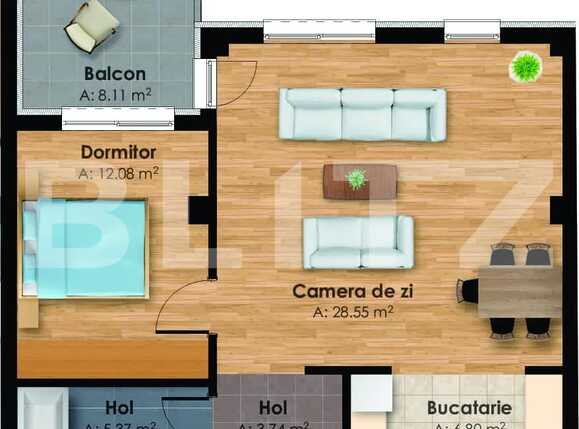 Apartament de vânzare 2 camere Central - 33036AV | BLITZ Cluj-Napoca | Poza2