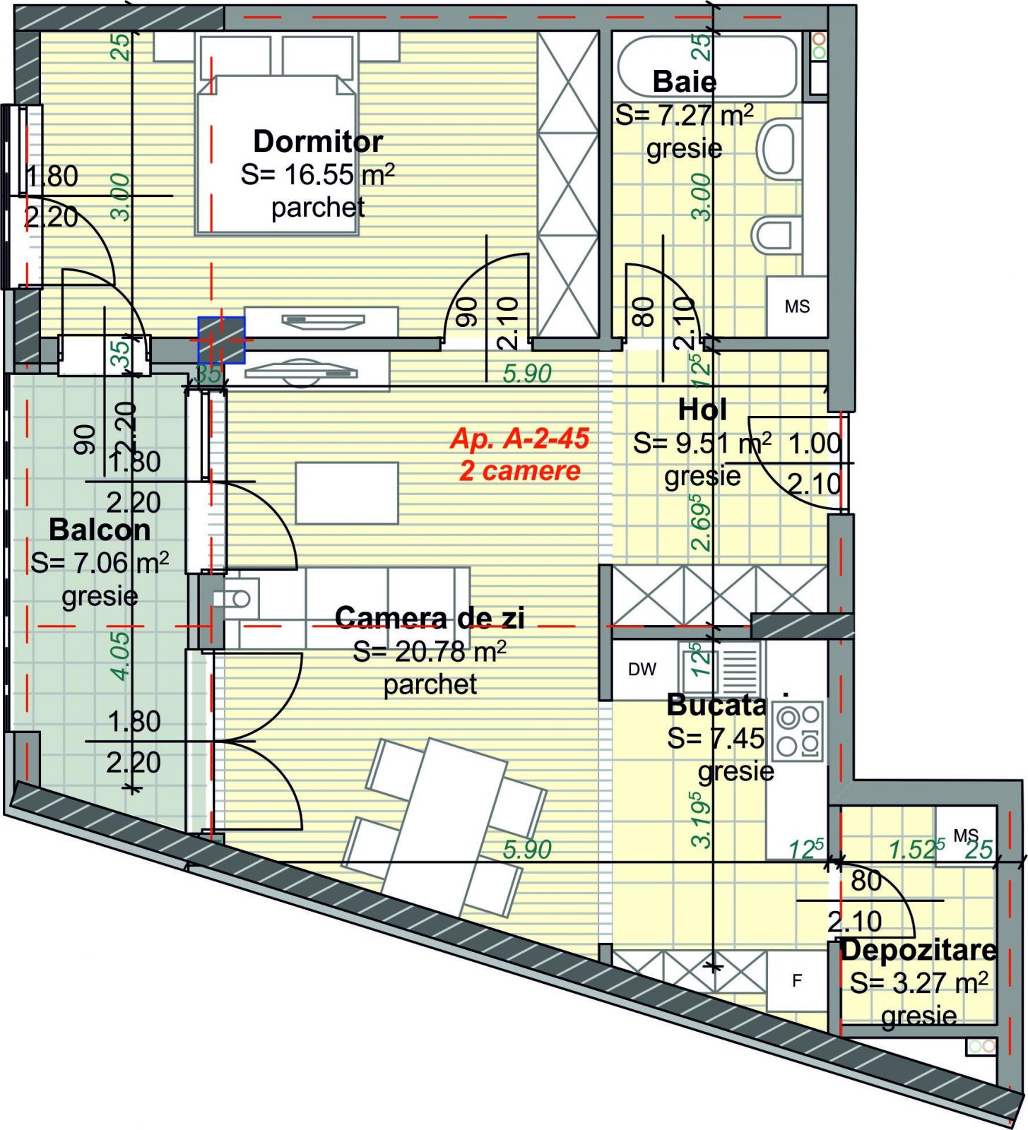 Apartament de vânzare 2 camere Central - 33091AV | BLITZ Cluj-Napoca | Poza1
