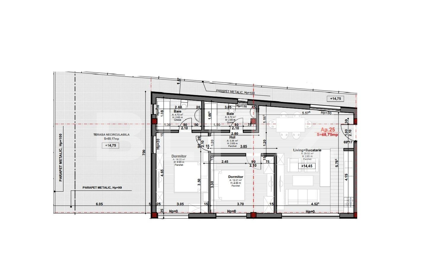 Apartament de vânzare 3 camere Europa - 33125AV | BLITZ Cluj-Napoca | Poza2