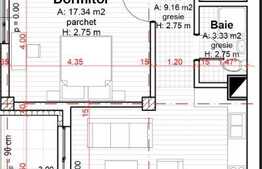 Apartament 3 camere, 78 mp, semifinisat, zona strazii Calea Turzii