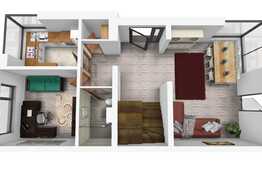 Duplex de vanzare 155 mp, teren 250 mp, front 9 ml, zona de case