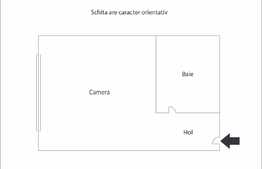 Garsoniera 11 mp, etaj intermediar, zona Interservisan