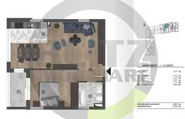 Apartament 2 camere, 56 mp, etaj intermediar, imobil nou, zona Clujana