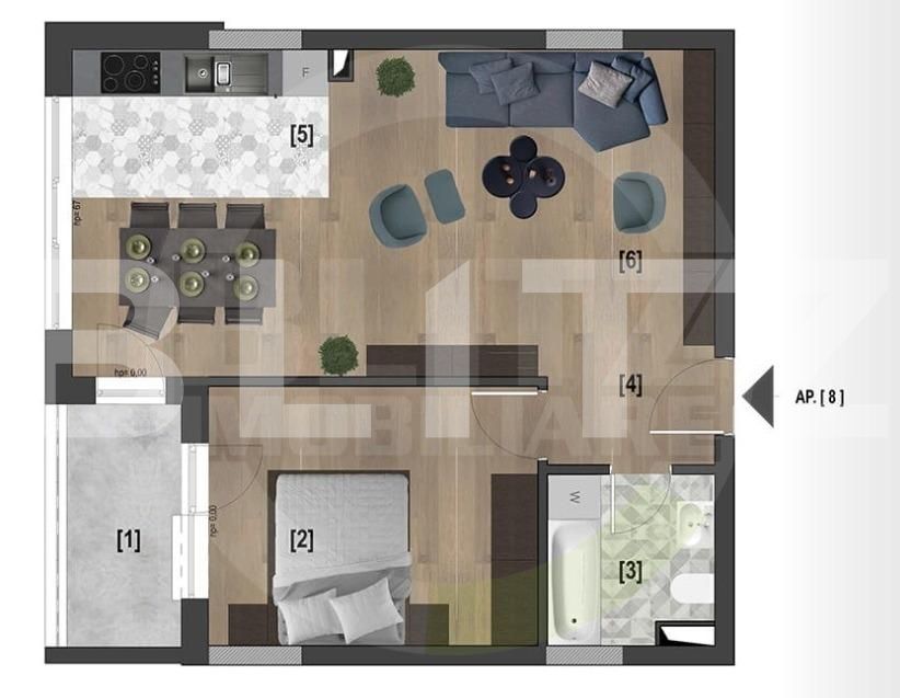 Apartament de vânzare 2 camere Marasti - 33496AV | BLITZ Cluj-Napoca | Poza8