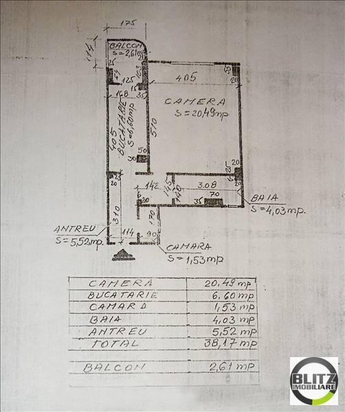 Garsonieră de vânzare Manastur - 3356AV | BLITZ Cluj-Napoca | Poza1