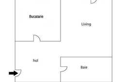 Apartament mobilat, utilat, 1 camera, 43 mp utili