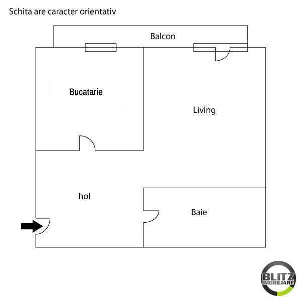 Garsonieră de vânzare Floreşti - 336AV | BLITZ Cluj-Napoca | Poza1