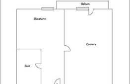 Vanzare apartament cu 1 camera, 42 mp pe Calea Manastur