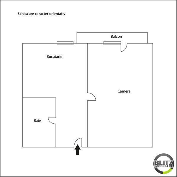 Garsonieră de vânzare Manastur - 3365AV | BLITZ Cluj-Napoca | Poza1