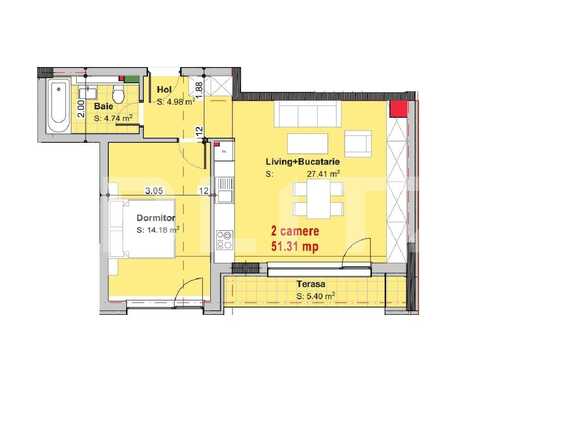 Apartament de vânzare 2 camere Gheorgheni - 33712AV | BLITZ Cluj-Napoca | Poza1