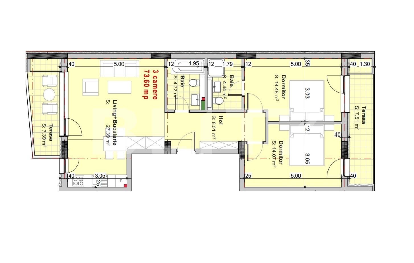 Apartament de vânzare 3 camere Gheorgheni - 33714AV | BLITZ Cluj-Napoca | Poza2