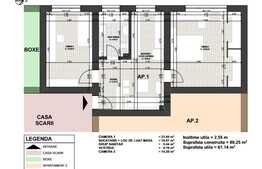 Apartament 3 camere, 61 mp, zona strazii Mircea Eliade