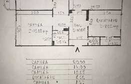 Apartament 3 camere, 74 mp, decomandat, zona strazii Dorobantilor