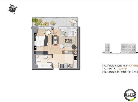 Apartament de vânzare 2 camere Gheorgheni - 3379AV | BLITZ Cluj-Napoca | Poza8