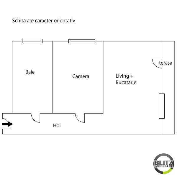 Garsonieră de vânzare Manastur - 339AV | BLITZ Cluj-Napoca | Poza1