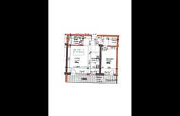 De vanzare apartament cu 2 camere cu suprafata de 57.23 mp+terasa de 12,43 mp, situat in bloc unic, 21 etaje!