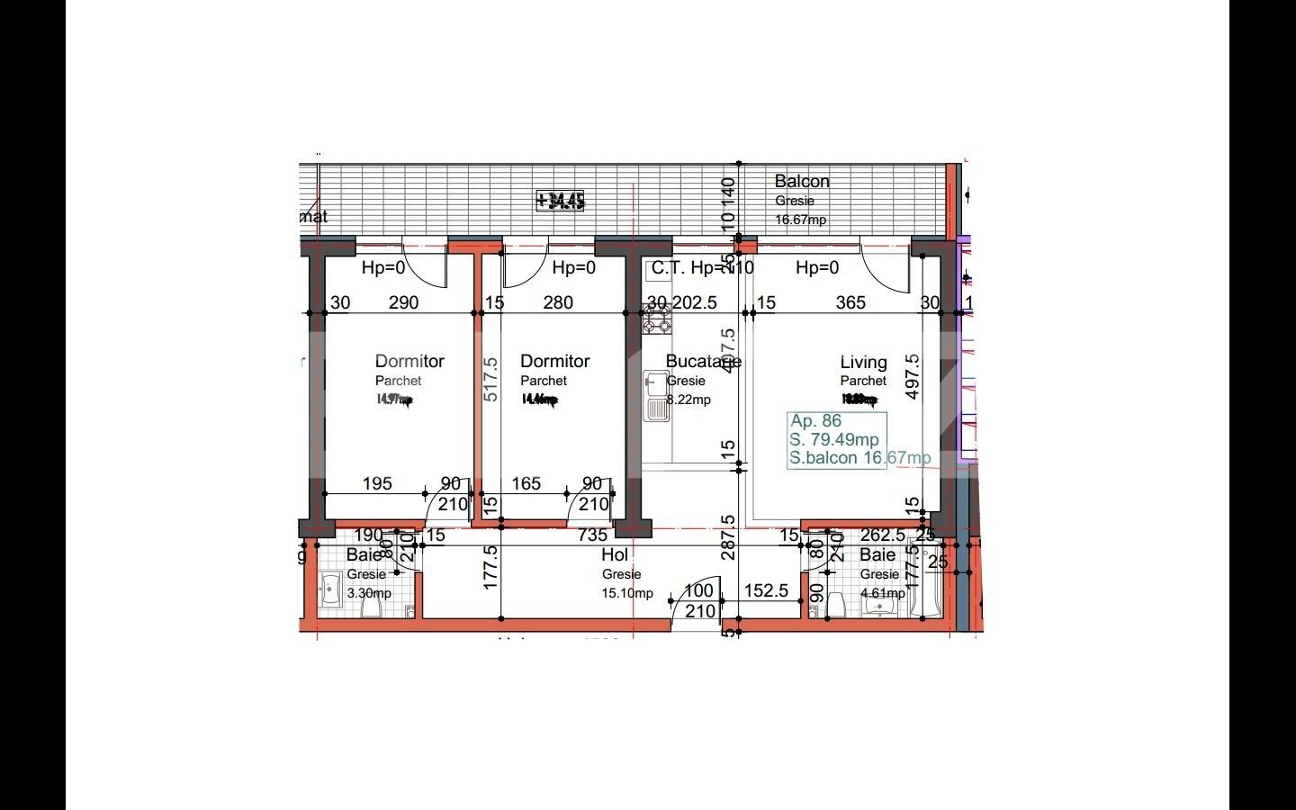 Apartament de vânzare 3 camere Central - 34059AV | BLITZ Cluj-Napoca | Poza2