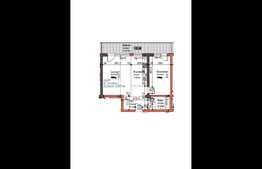 De vanzare apartament cu 2 camere cu suprafata de 54.50 mp+terasa de 12,57 mp, situat in bloc unic, 21 etaje!