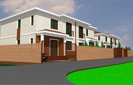 Casa cuplata, 120 mp utili, 250 mp teren, semifinisata, expunere sudica, panorama superba!!