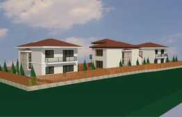 Casa individuala de tip mediteraneean, 116 mp utili, 250 mp teren, semifinisata, expunere sudica, panorama!!