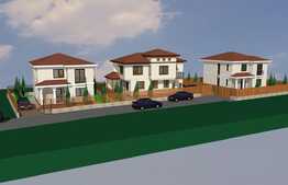 Casa individuala de tip mediteraneean, 116 mp utili, 250 mp teren, semifinisata, expunere sudica, panorama!!