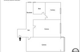 Apartament cu 3 camere, decomandat, 53 mp, zona Parcul Babes