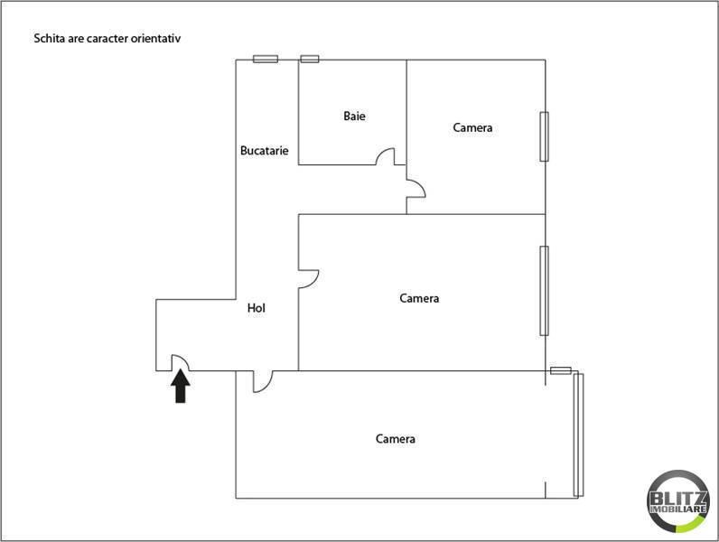 Apartament de vânzare 3 camere Plopilor - 3416AV | BLITZ Cluj-Napoca | Poza1