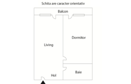 Oportunitate! Garsoniera decomandata, 32 mp, zona strazii Eroilor