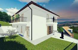 Casa cuplata de 115 mp, teren de 110 mp, semifinisat, garaj!